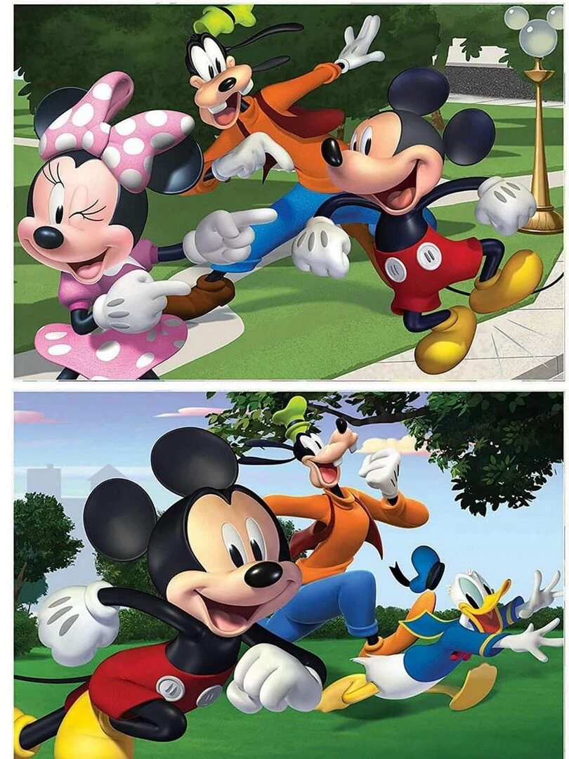 Puzzles 2 x 48 pièces : Mickey et ses amis N/A