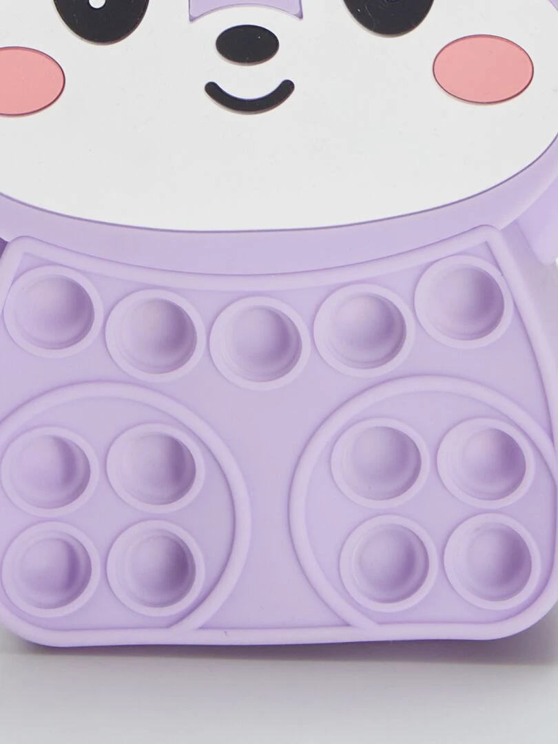 Sac Pop It lapin   Violet