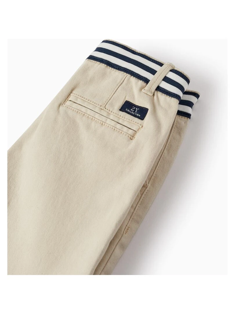 Shorts Midi en Coton pour Garçon  ATLANTIC COMPANY   Beige clair