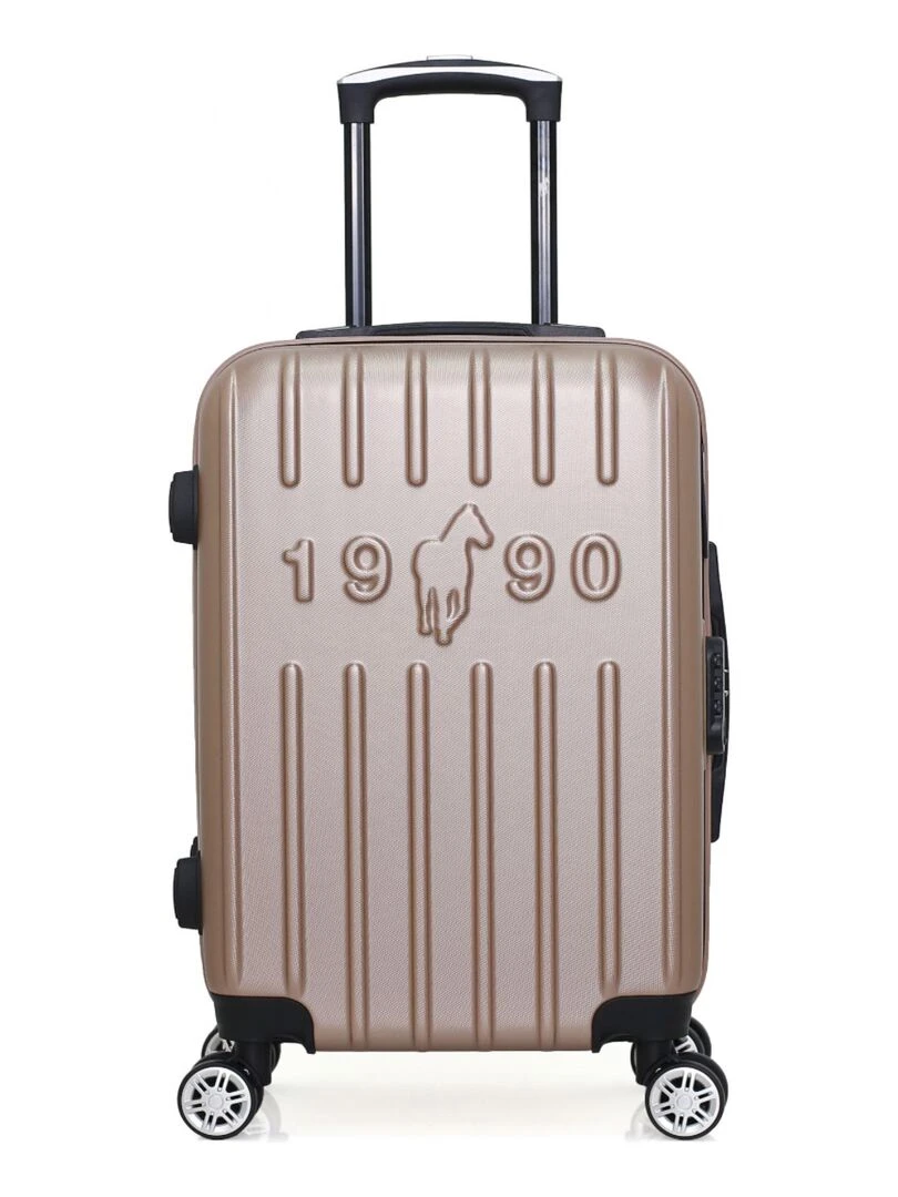 GENTLEMAN FARMER VALISE CABINE ABS ARCHIE 4 ROUES 55 CM Rose