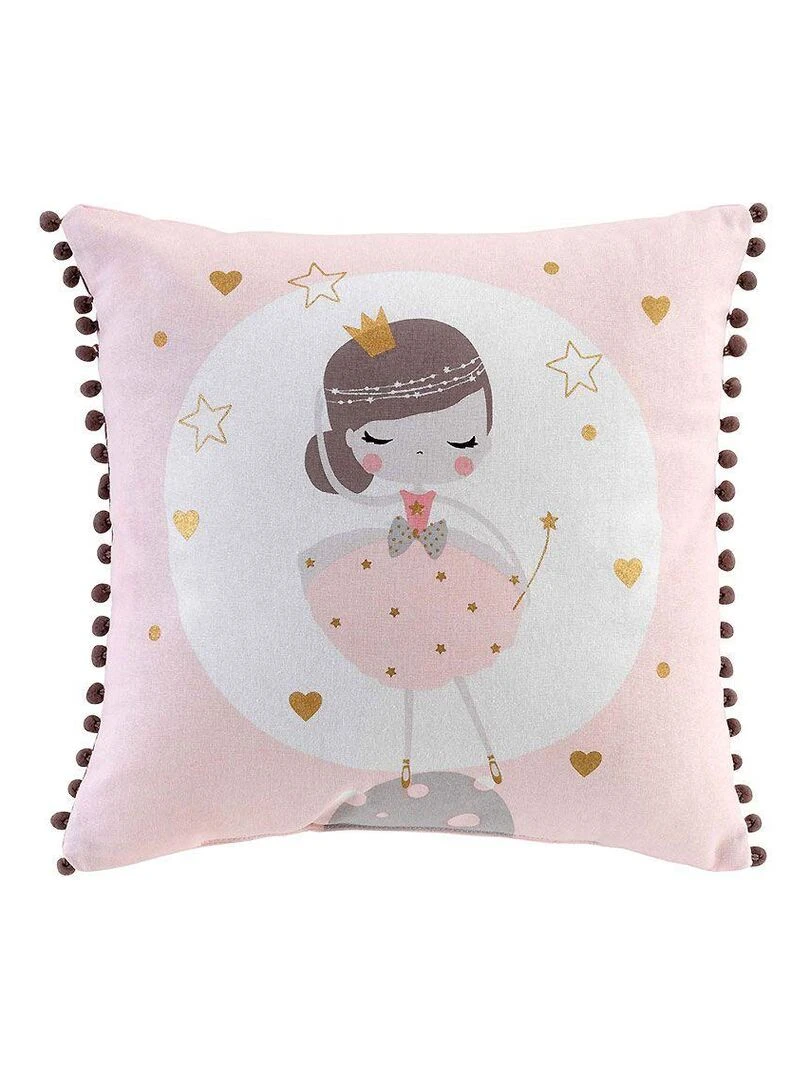 Coussin déco Petite Princesse Rose