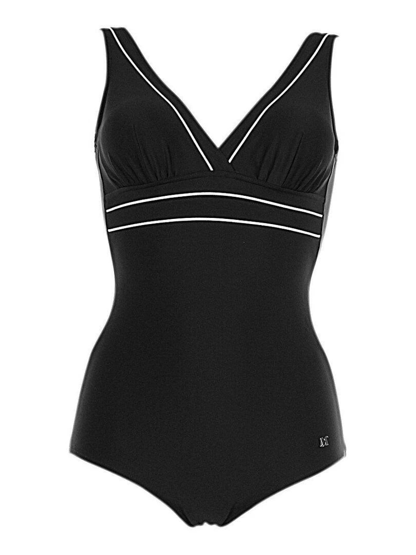 Maillot 1 pièce sans armatures Java Bonnets C à E   Noir