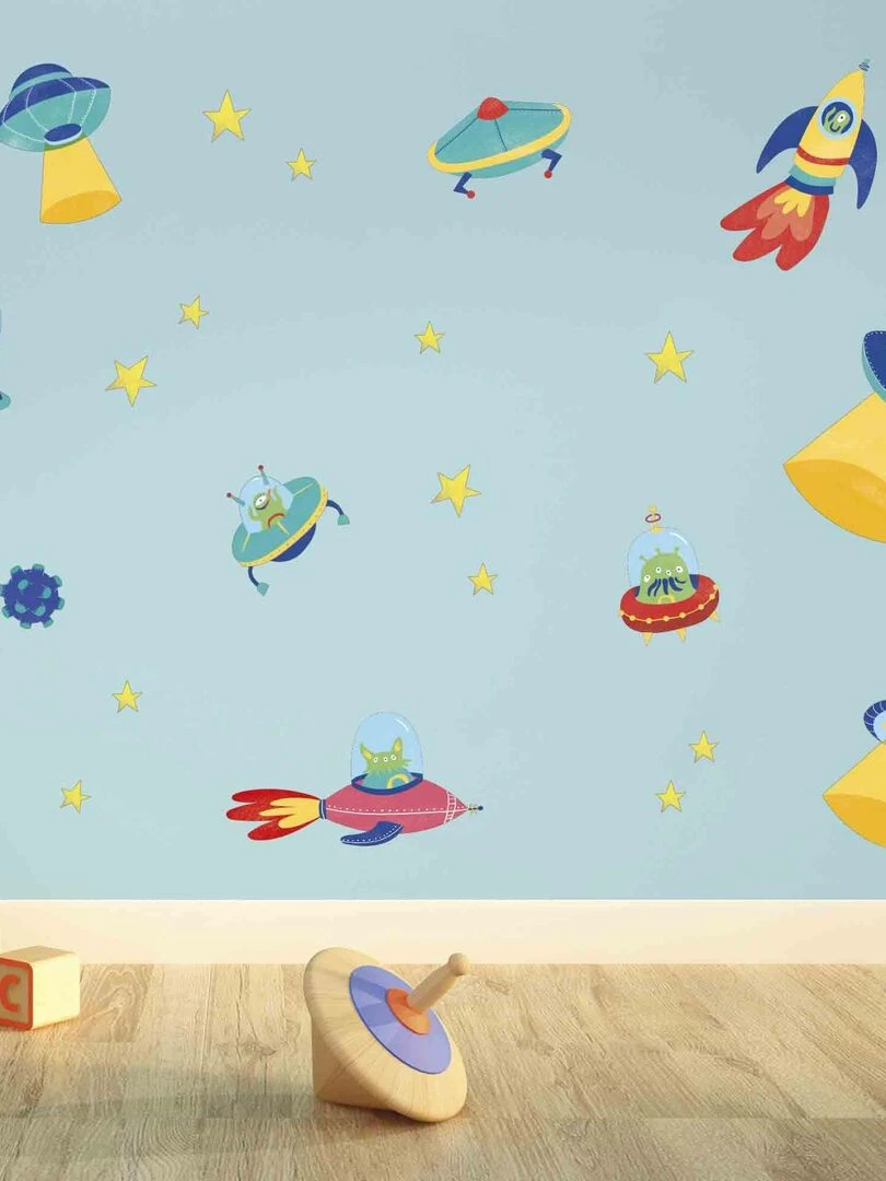 Sticker mural   Vaisseaux spaciaux et martiens   N/A