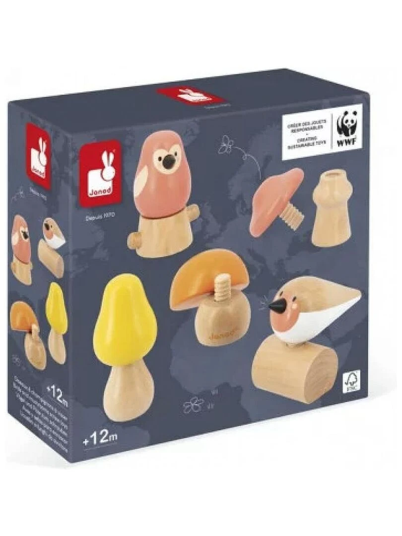 WWF Jouets a visser Oiseaux et Champignons N/A