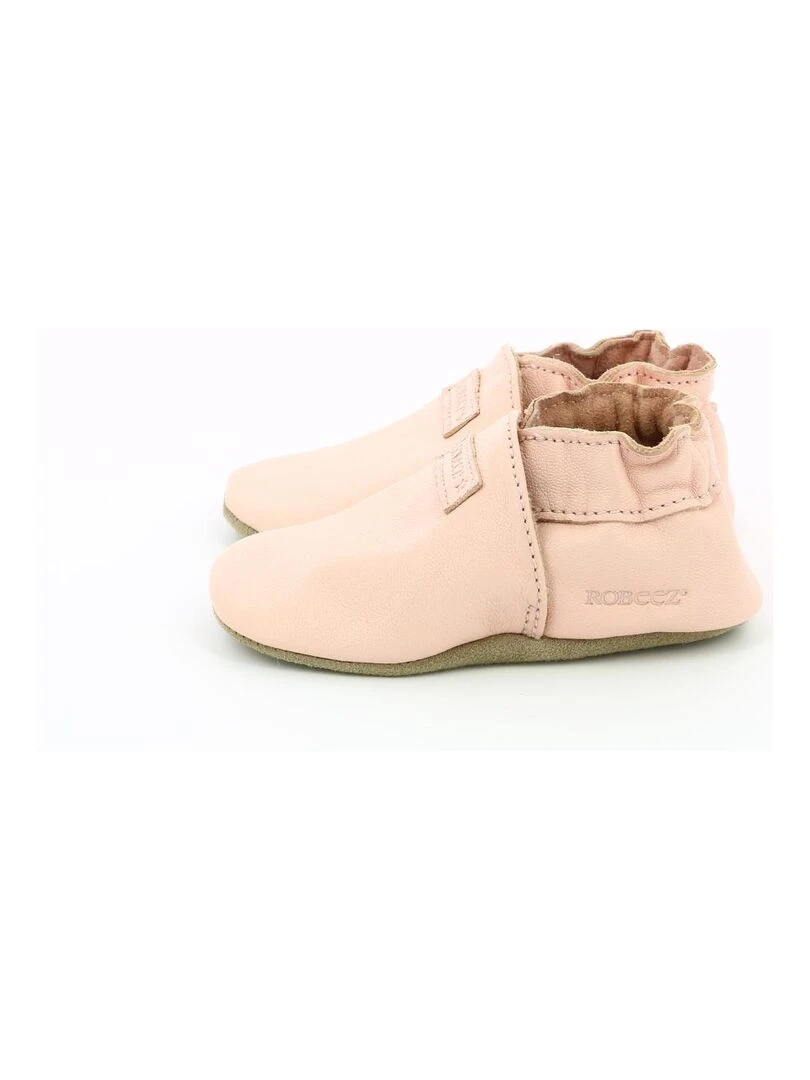 Chaussons Cuir Myfirst   Rose
