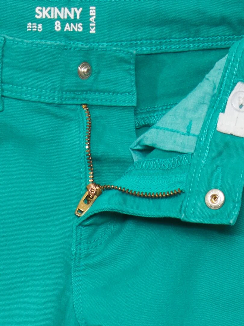 Jean skinny 5 poches   Vert