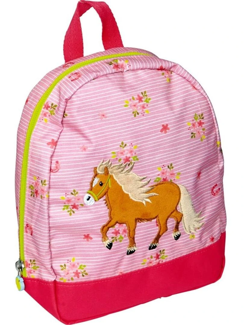 Sac à dos motif Cheval – Rose Rose