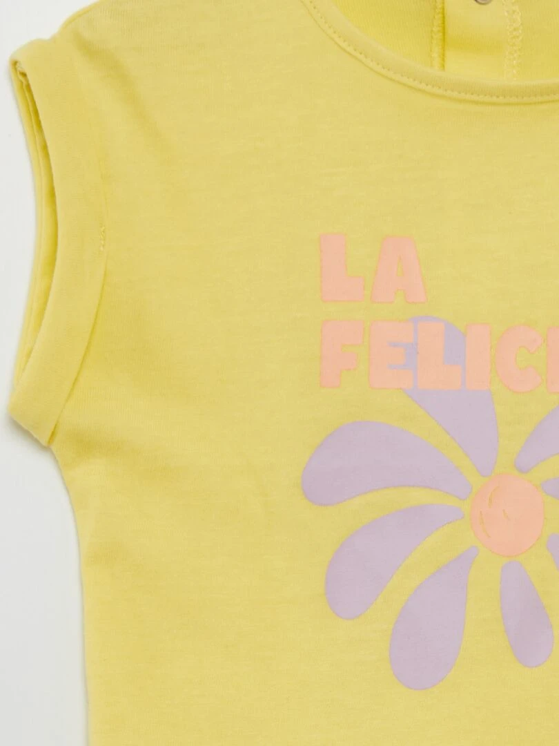 T shirt imprimé   Grafik Edition   Jaune