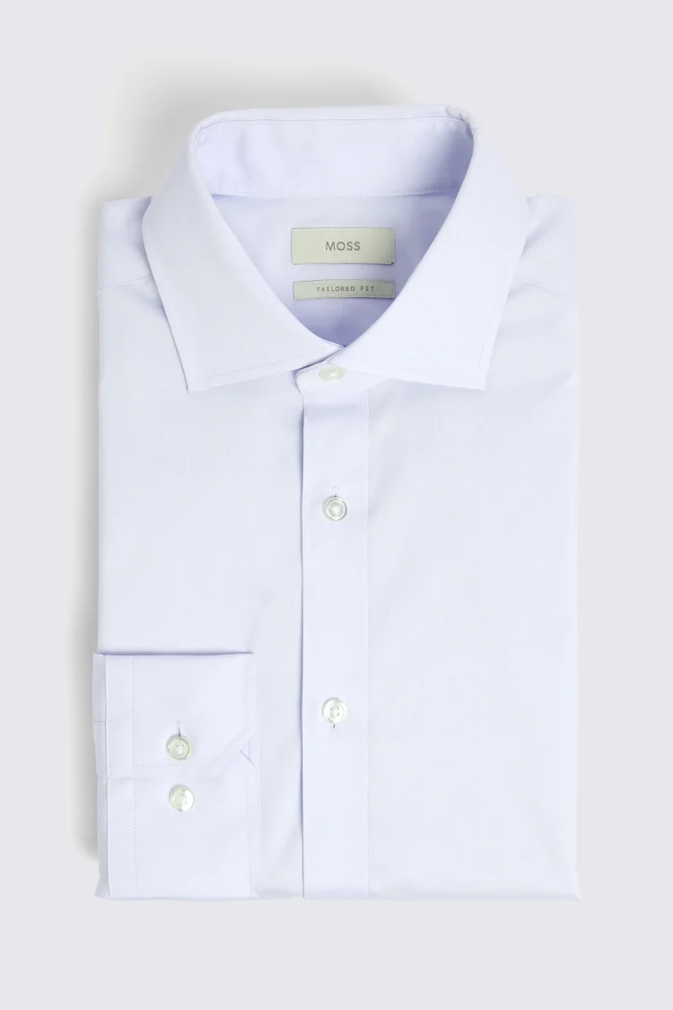Tailored Fit Light Blue Stretch Shirt   Buy Online at Moss