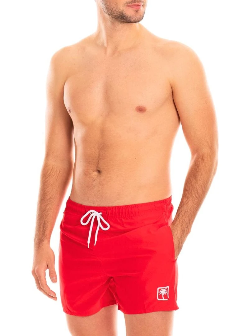 Short de bain Milo Rouge