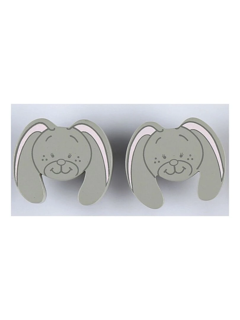 Poignees OSCARINE (2PIECES)   Gris