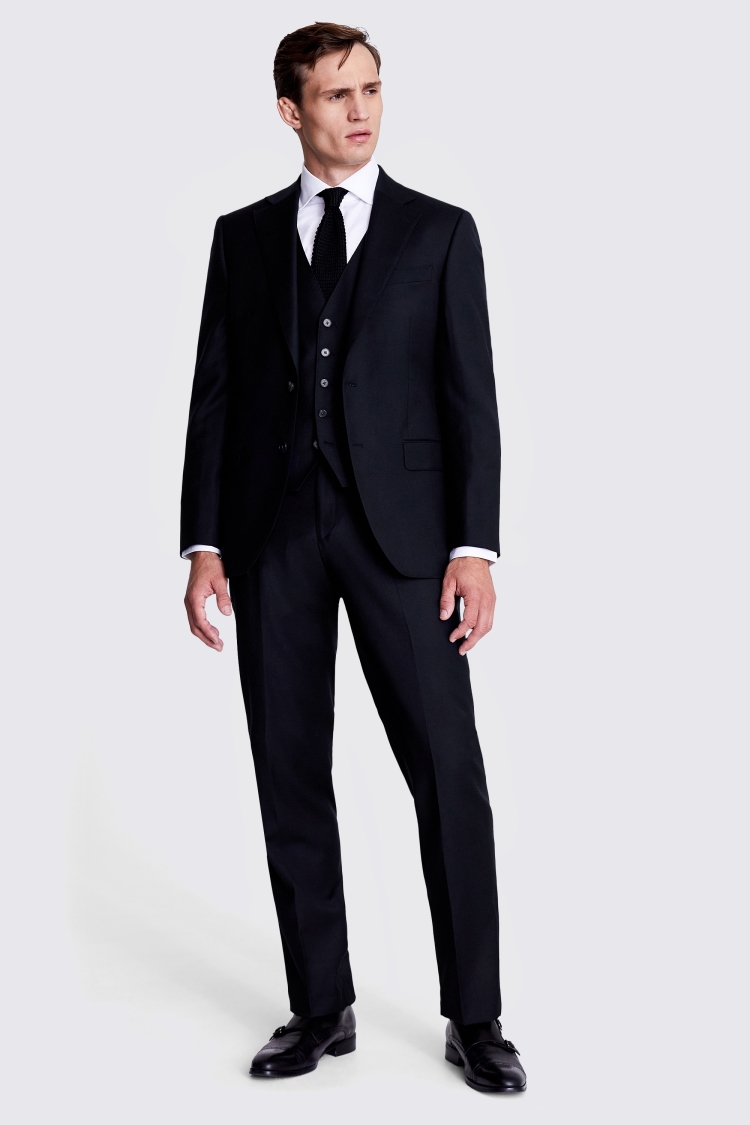Italian Tailored Fit Blue Check Jacket   Buy Online at Moss