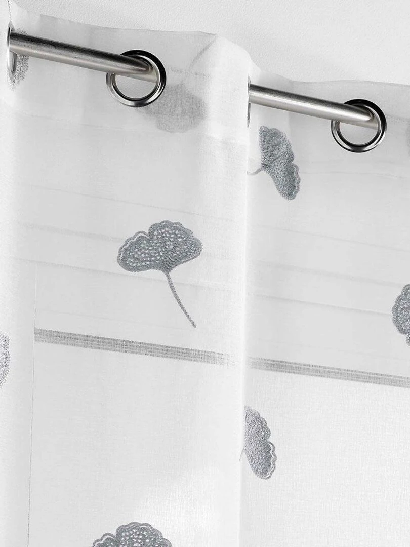Voilage Ariella Blanc Gris