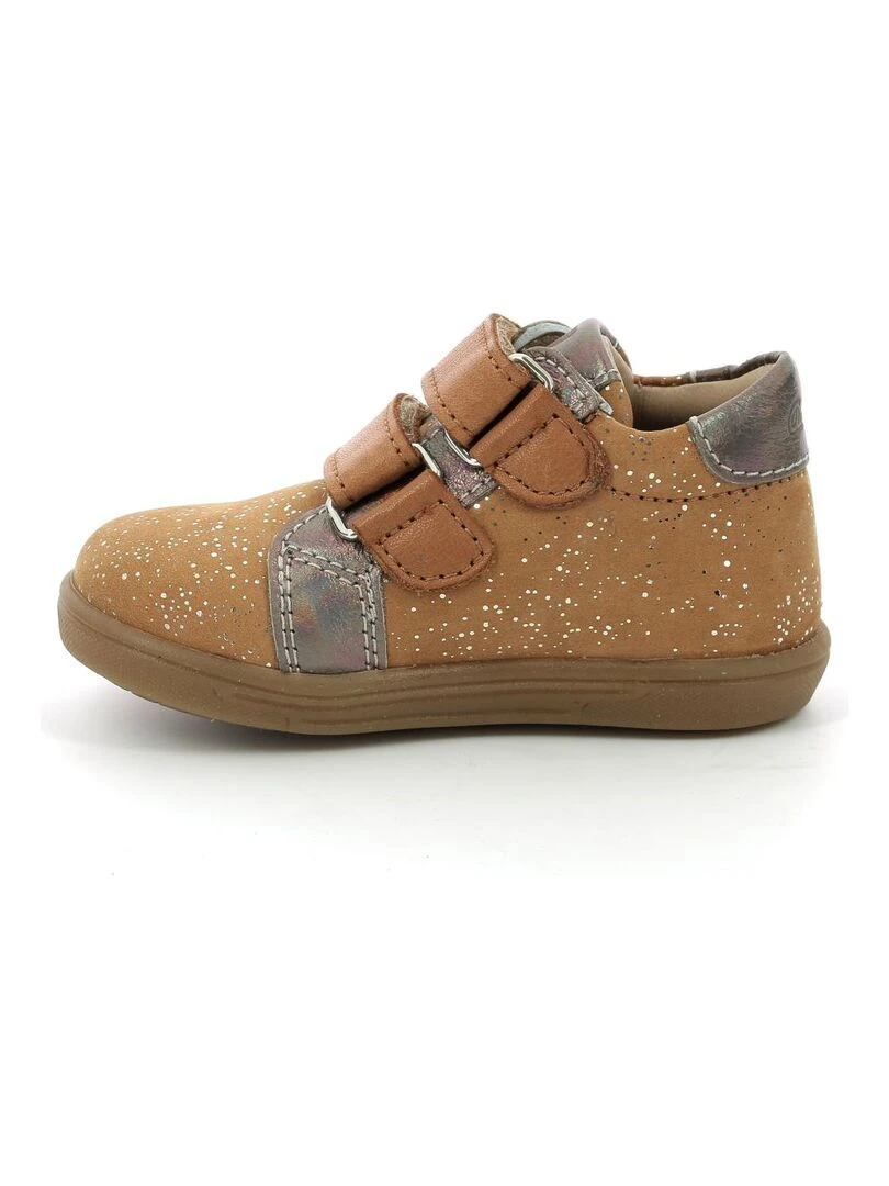 Sneakers hautes Cuir Wanalis   Marron