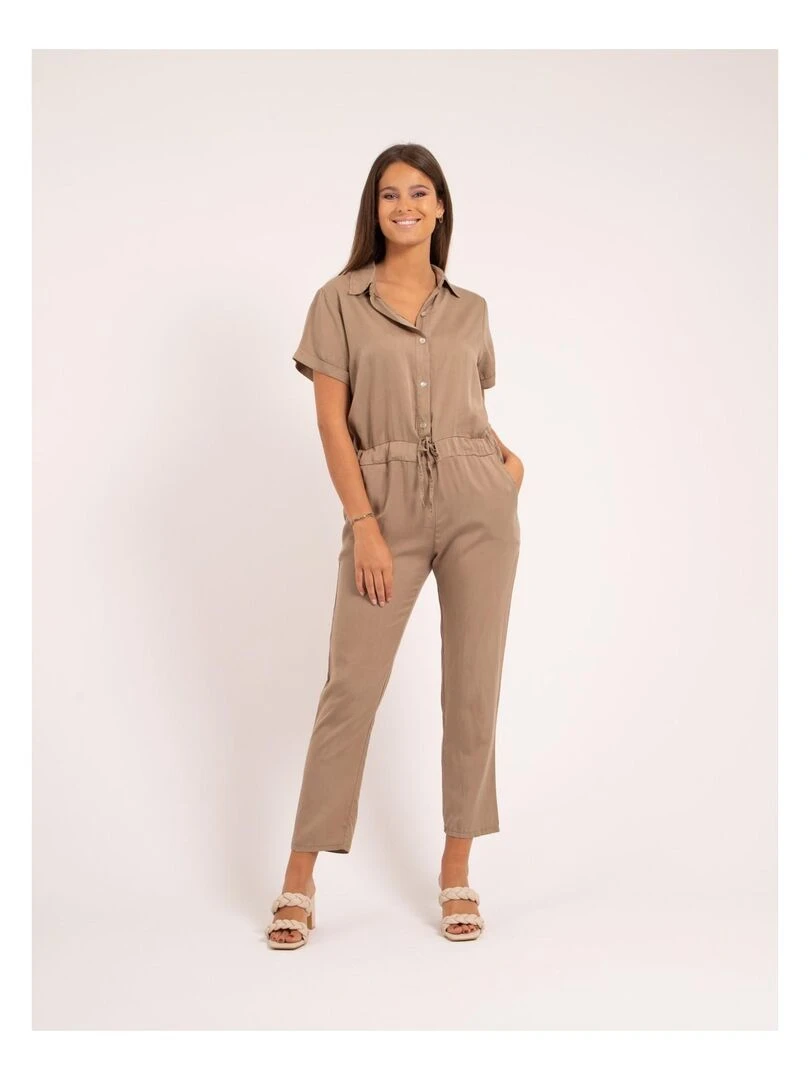 Combi pantalon tencel ENDY   Beige