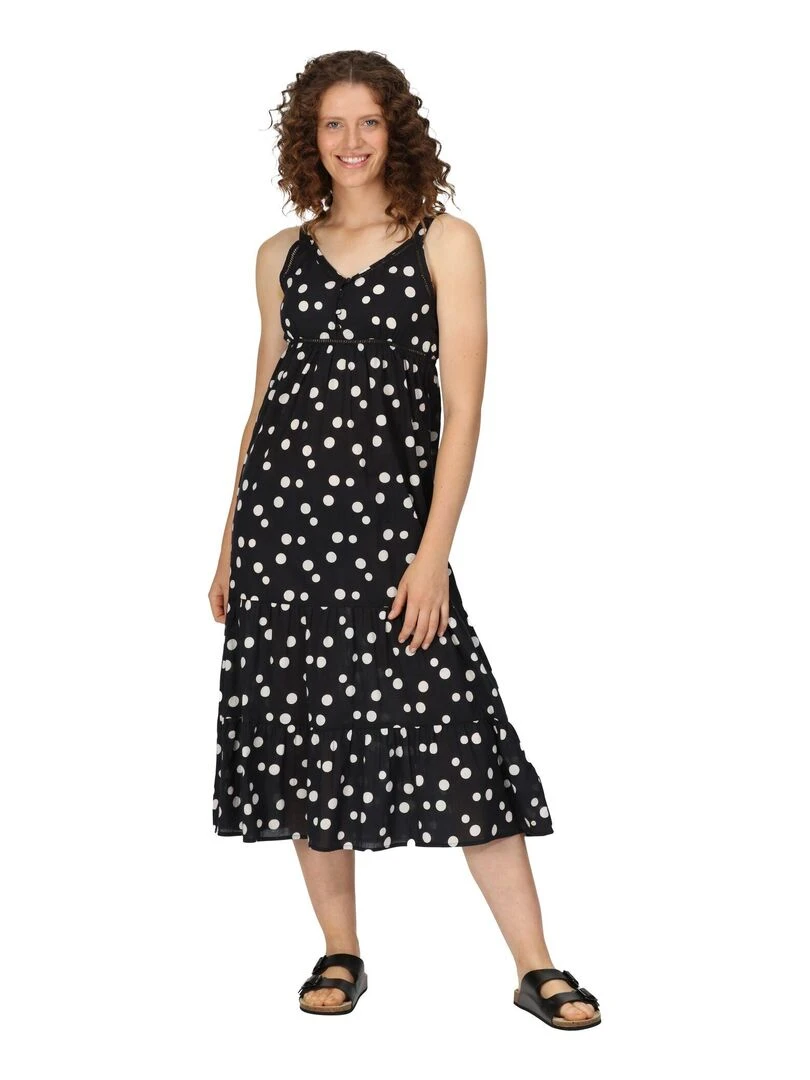 Regatta   Robe décontractée GAZANIA   Noir Blanc