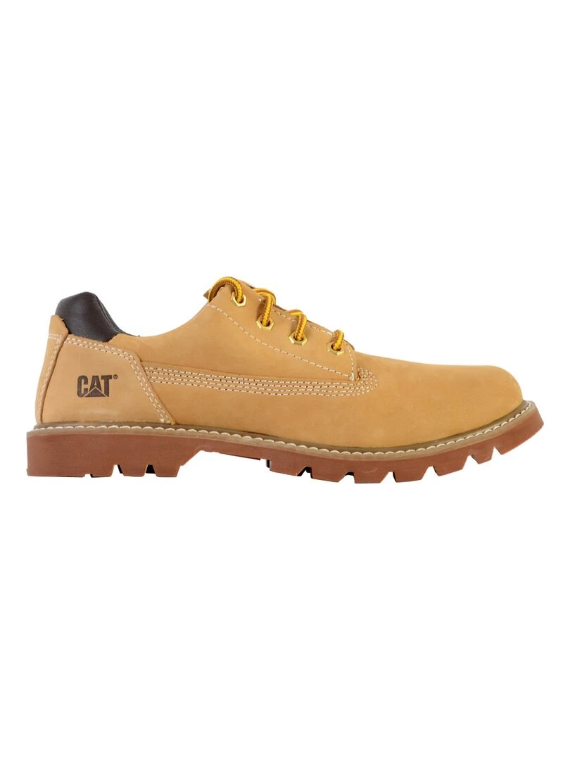 Baskets Cuir Caterpillar Colorado Low Marron