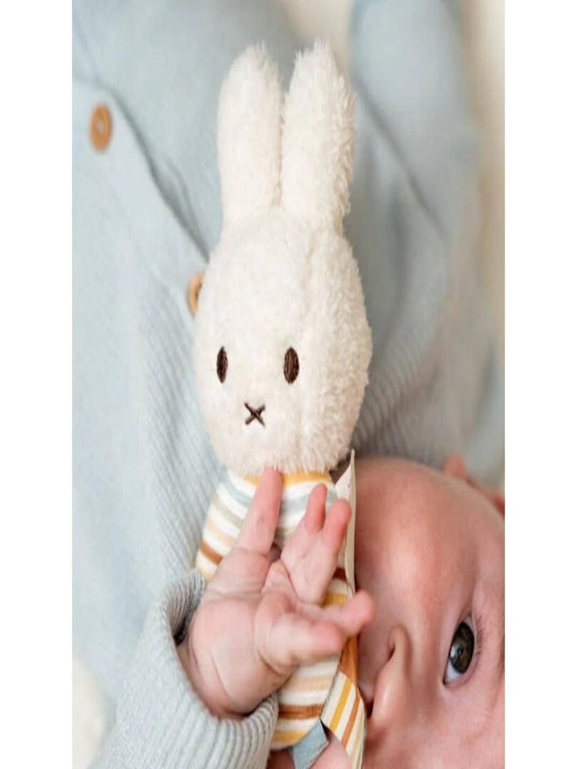 Hochet Miffy en tissu Vintage Sunny Stripes N/A