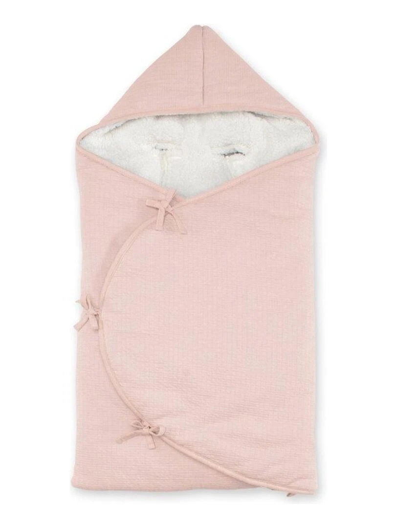 Bemini Nid d'ange doublé Pady tetra jersey et teddy Rose clair