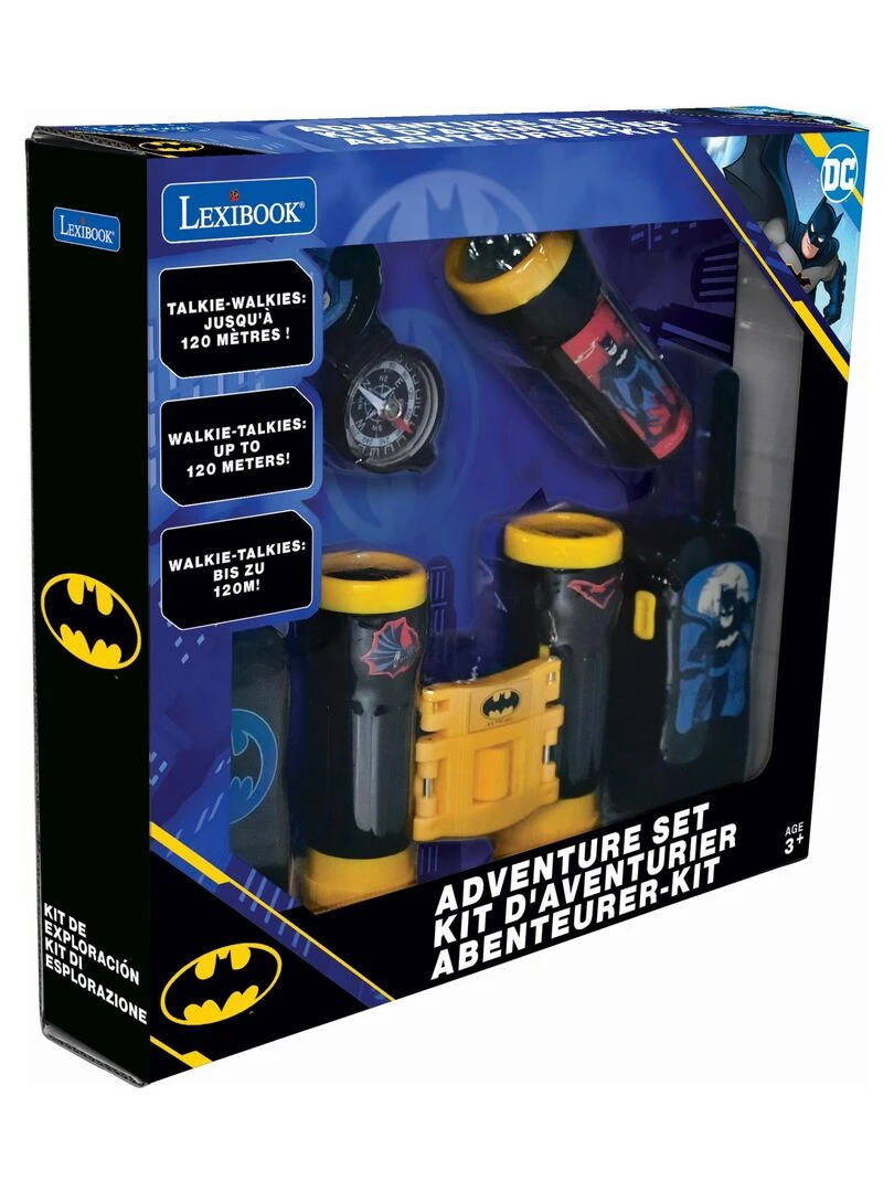 Kit d’aventurier Batman avec Talkie Walkies portée 120m jumelles et boussole N/A