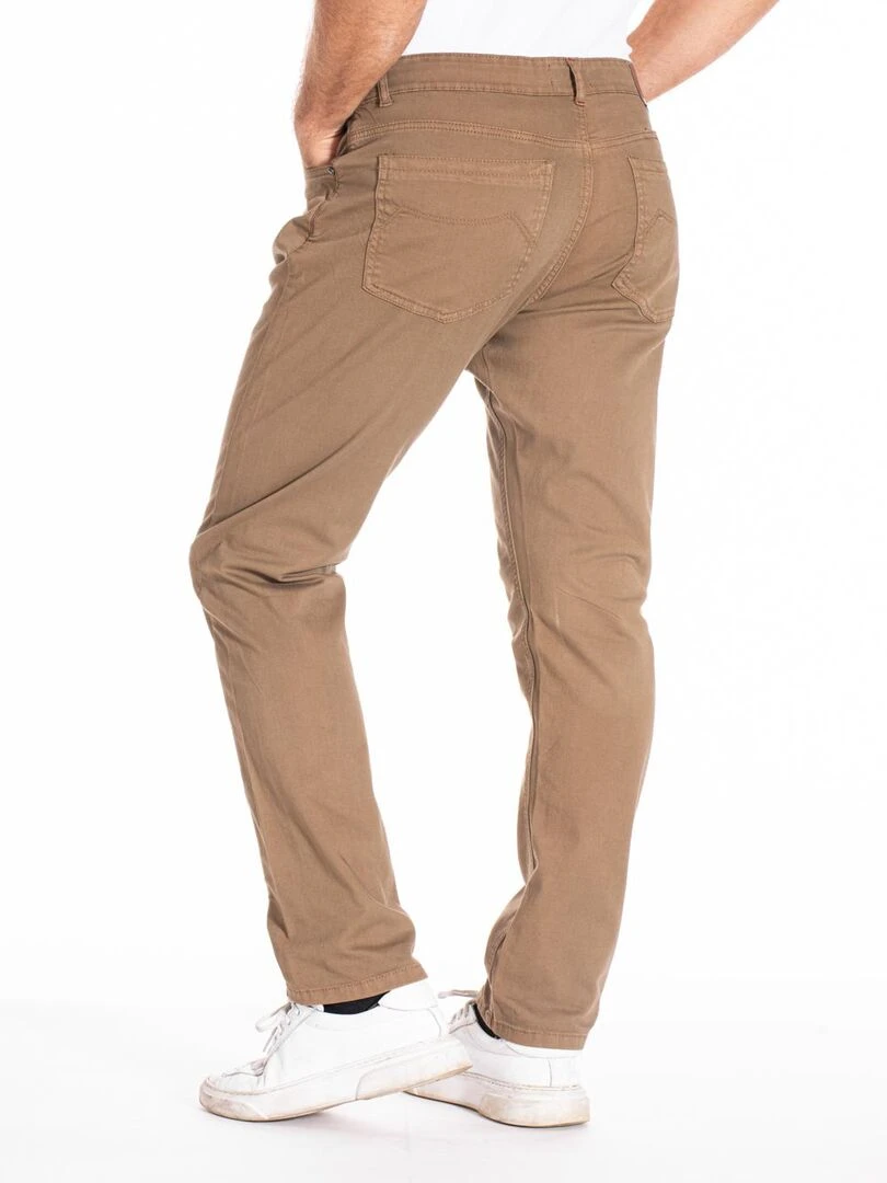 Jeans coupe relax RL60 gabardine stretch RELAXC 'Rica Lewis'   Beige