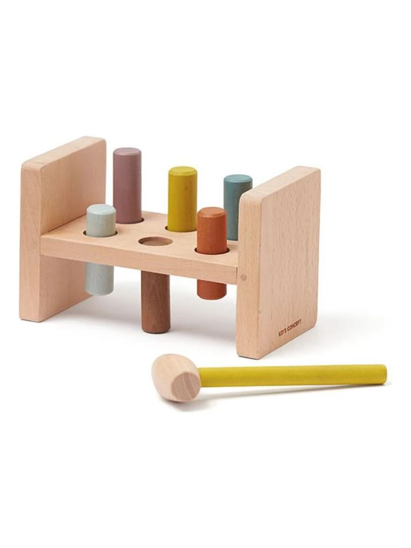 Banc à marteler multi en bois Neo Kids Concept Multicolore