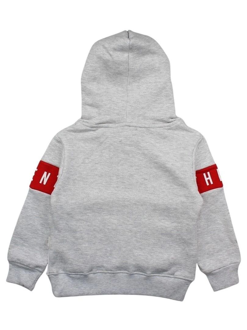 Lee Cooper Sweat garçon imprimé logo en coton Gris