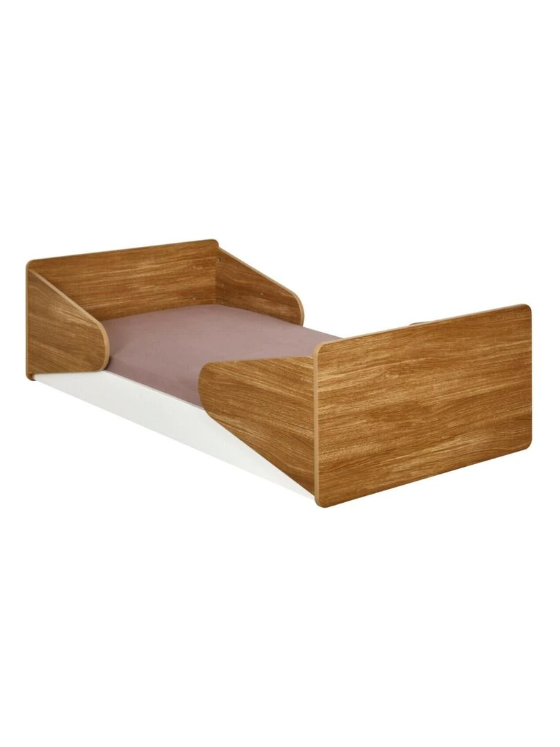 Pack lit bébé avec matelas Zahia AKITEN RETAIL Blanc Marron