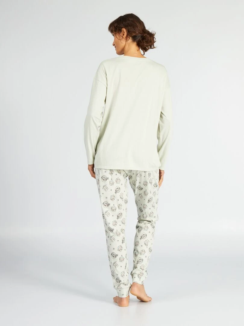 Pyjama long 'Grogu'   2 pièces   Vert