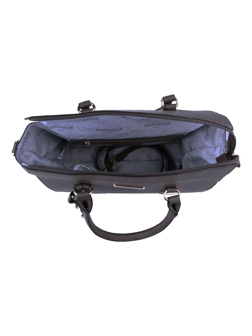 INFINITIF   SAC A MAIN MAUVE   Gris