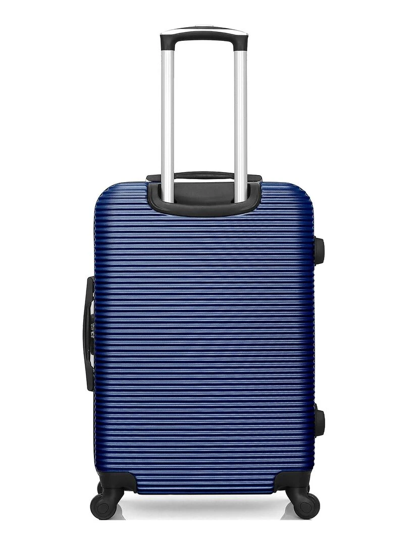 LPB LUGGAGE   VALISE WEEKEND ABS MUNICH 4 ROUES 65 CM   Bleu marine