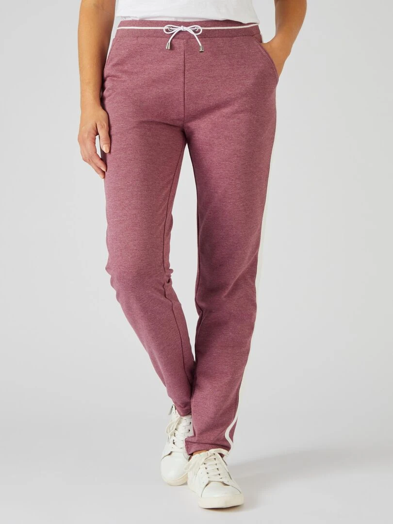 Pantalon de détente intérieur bouclette Happy D. by Damart Bordeaux