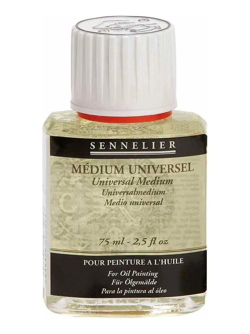 Medium universel transparent pour peinture à l'huile 75 ml   N/A