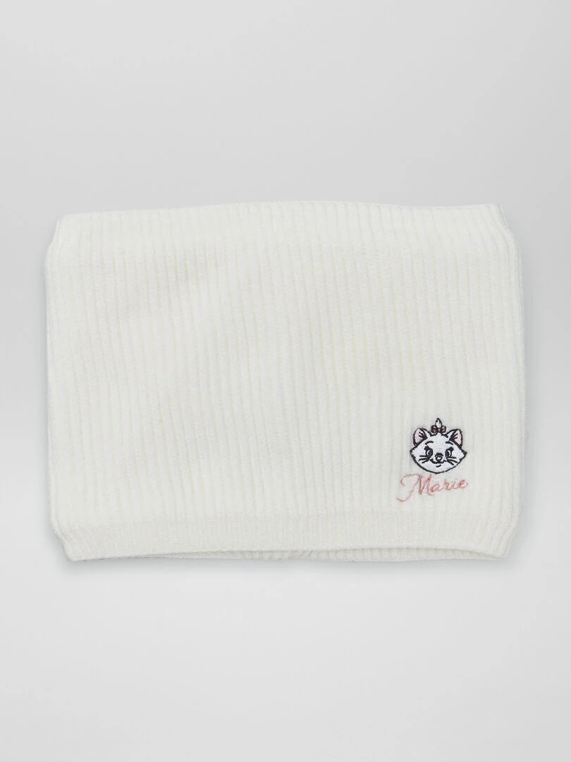 Bonnet + snoord 'Marie' des 'Aristochats'   Blanc