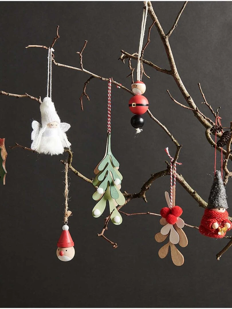 Petit lutin à suspendre avec grelot Rouge