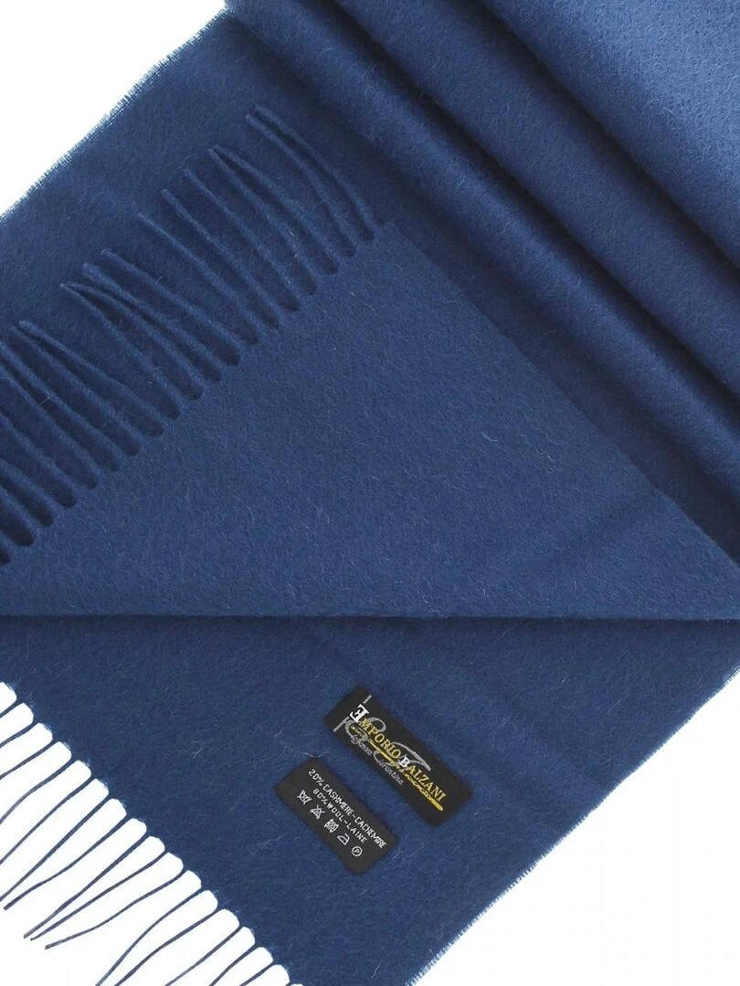 Echarpe LAINE & CACHEMIRE Bleu