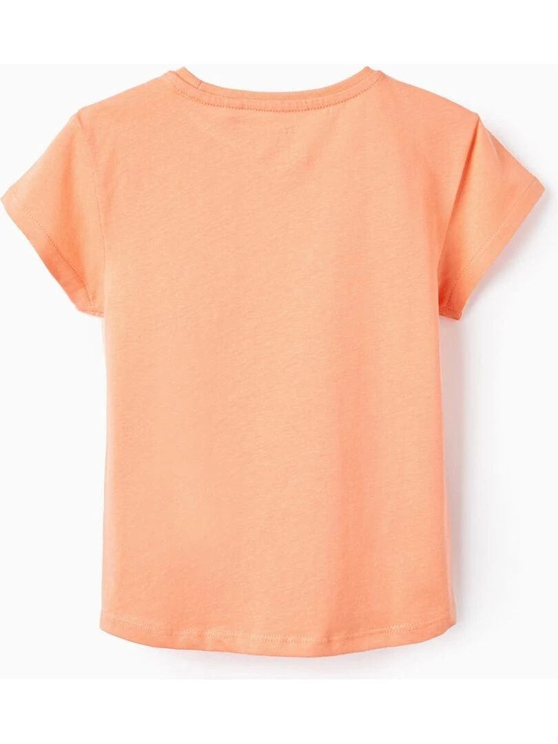 2 T shirts en Coton pour Fille 'Dreaming' manches courtes EXPLORING AUSTRALIA Blanc