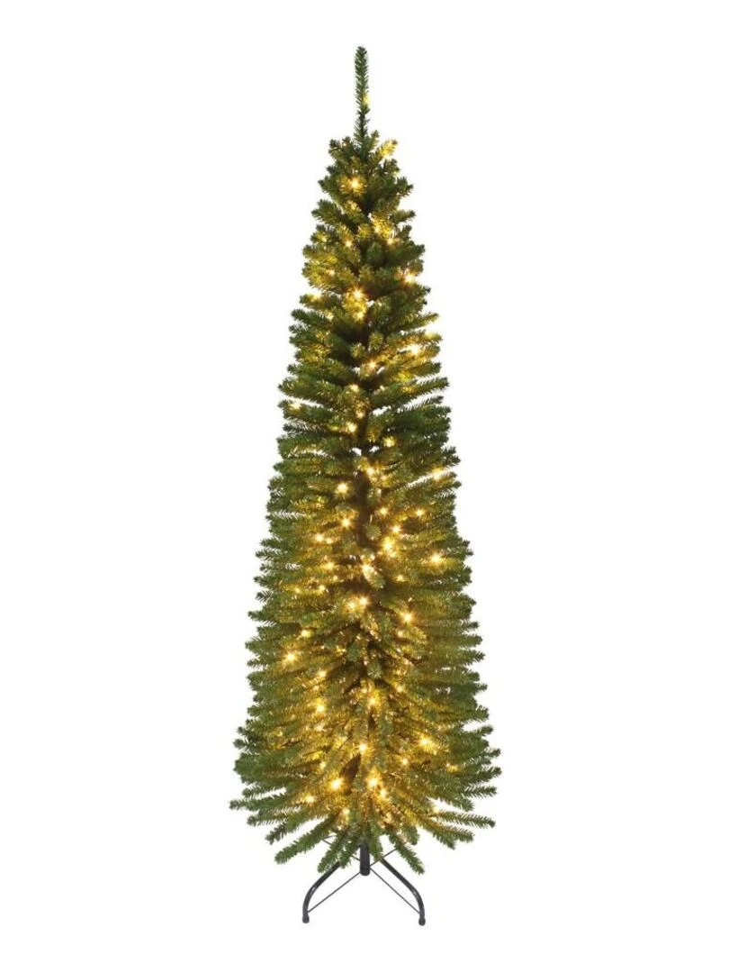 Sapin de Noel Artificiel Luxe Cypres avec leds H180 secteur Vert