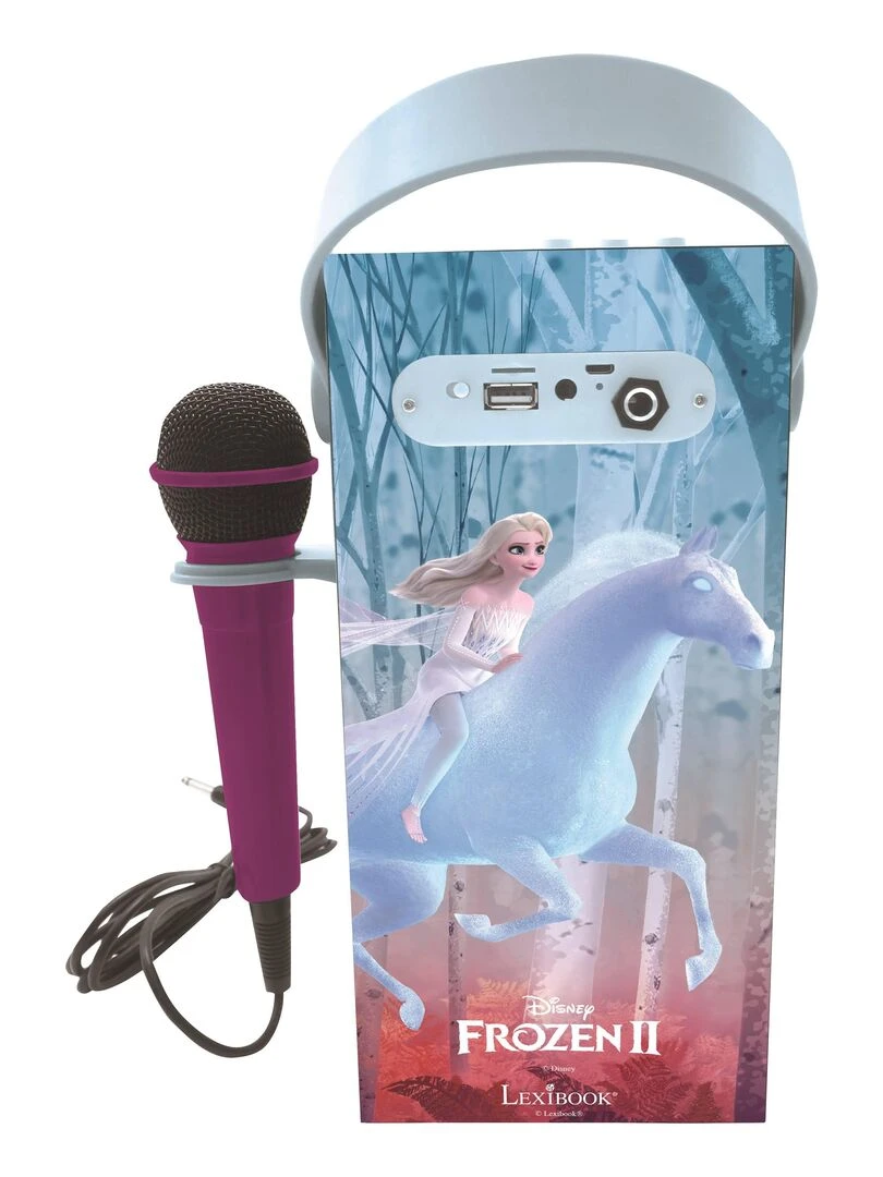 Enceinte Tendance Bluetooth® Portable Avec Micro Et Effets Lumineux La Reine Des Neiges   N/A