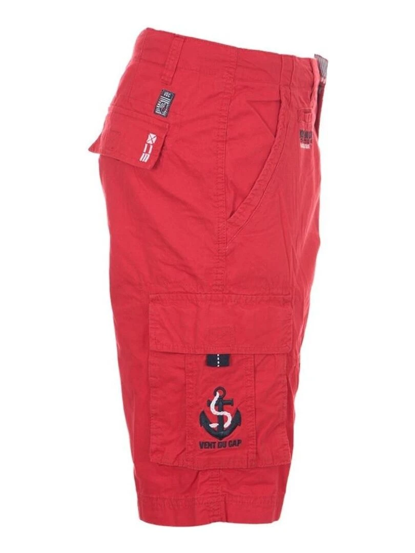 Bermuda homme CEBAY   VENT DU CAP   Rouge
