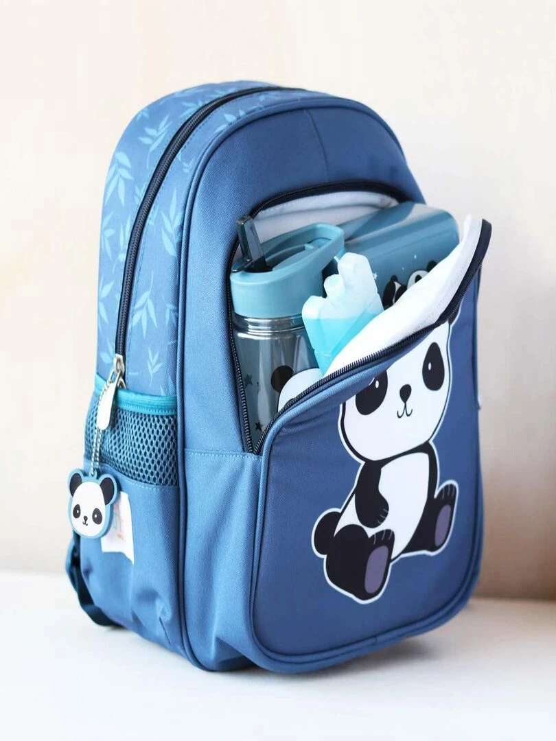 Sac à dos Panda avec poche isotherme   Bleu