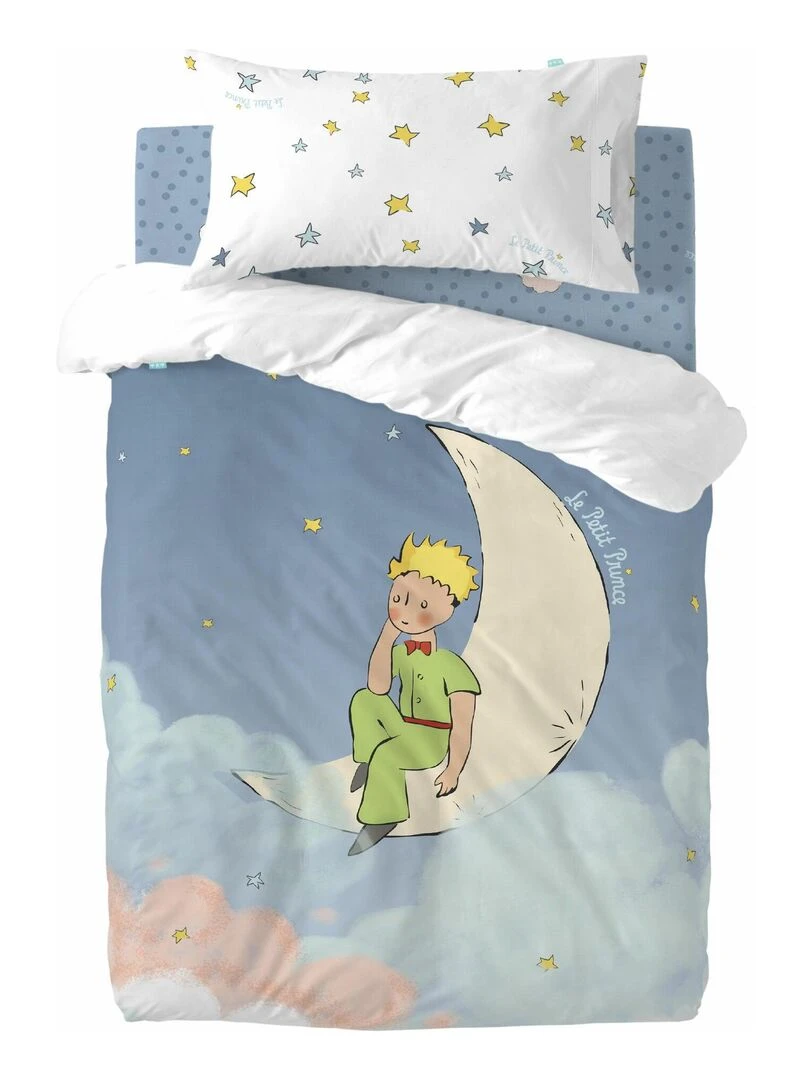 Taie d'oreiller La lune "Happyfriday" Multicolore