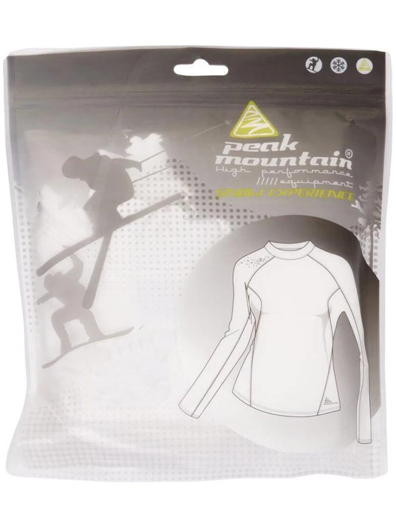 Top technique fille GANA   PEAK MOUNTAIN   Blanc