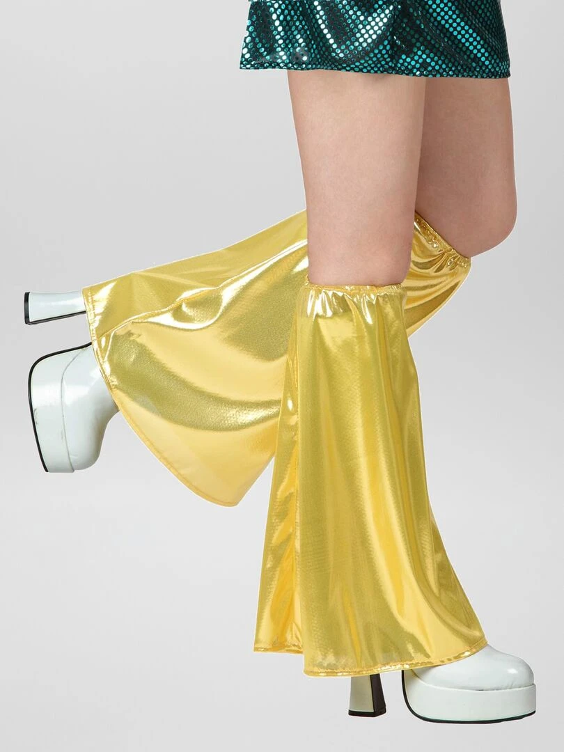 Jambières de déguisement disco Jaune doré