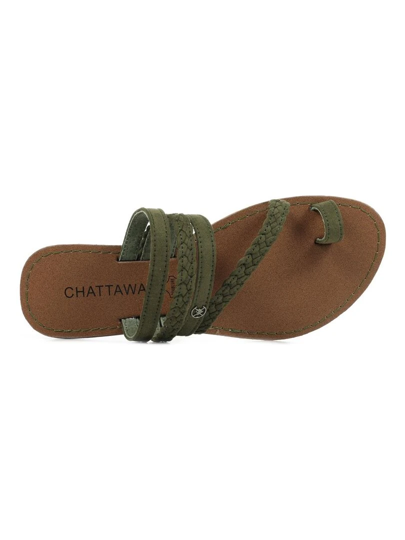 Sandales Chattawak Park   Vert olive
