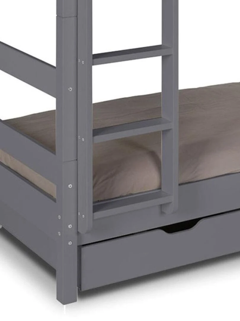 Lot de 2 tiroirs pour lit superposé Aaron AKITEN RETAIL Gris