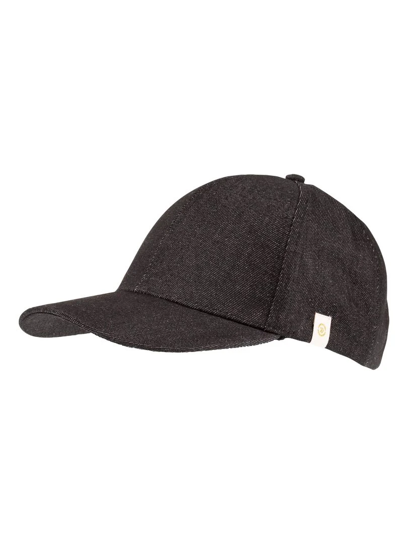 Casquette ajustable jean noir Noir
