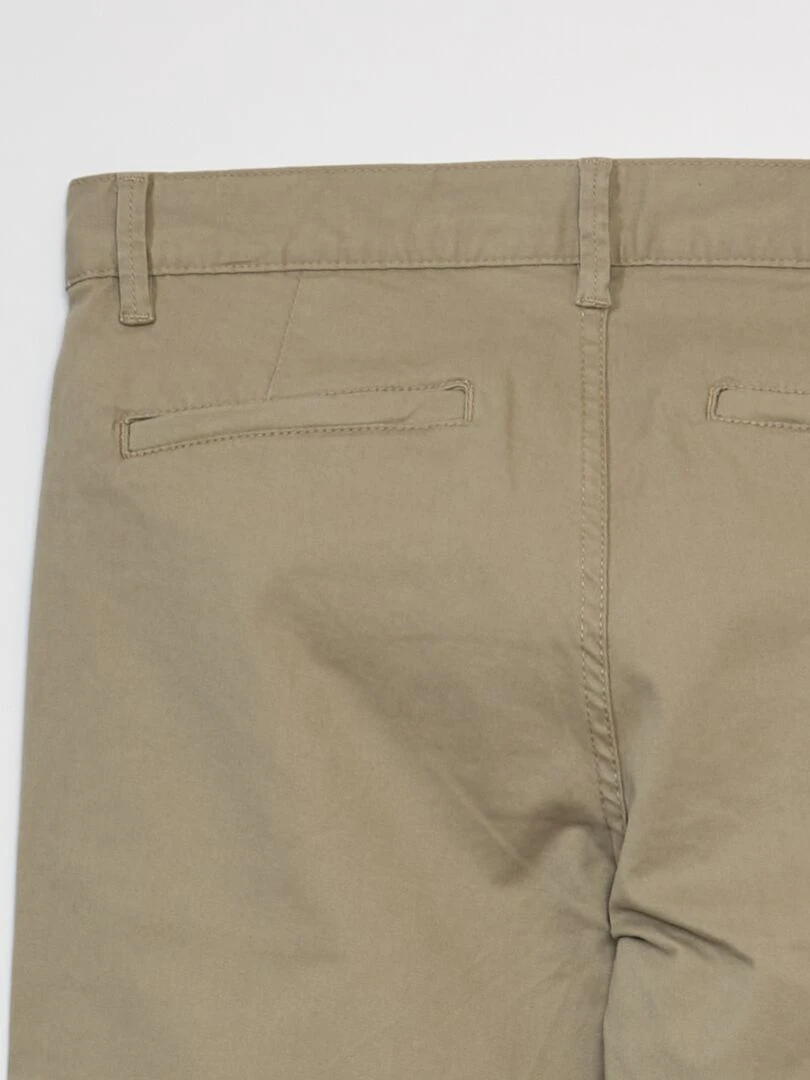 Pantalon chino slim L30   Beige
