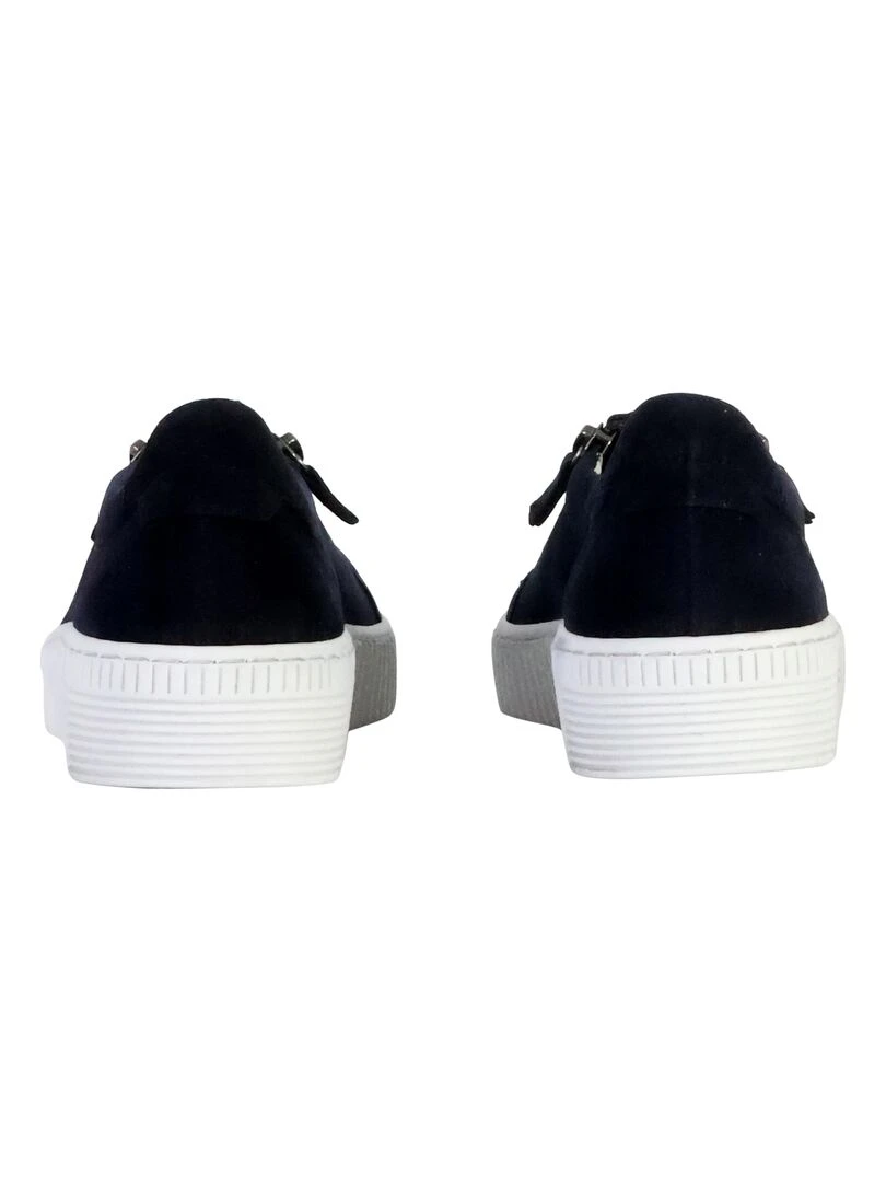 Basket Cuir Gabor Atlantik   Bleu