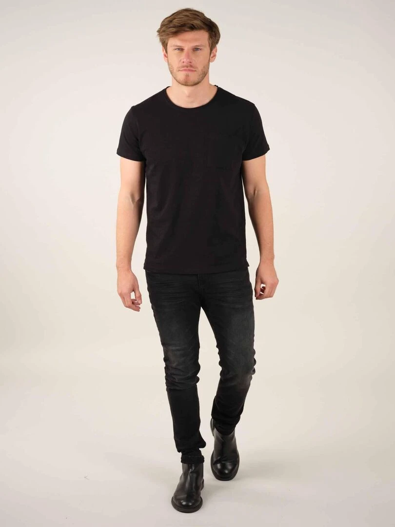 Jean denim 'Deeluxe' Noir Gris